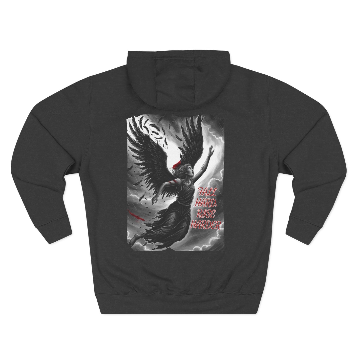 Fall Hard, Rise Harder Fleece Hoodie