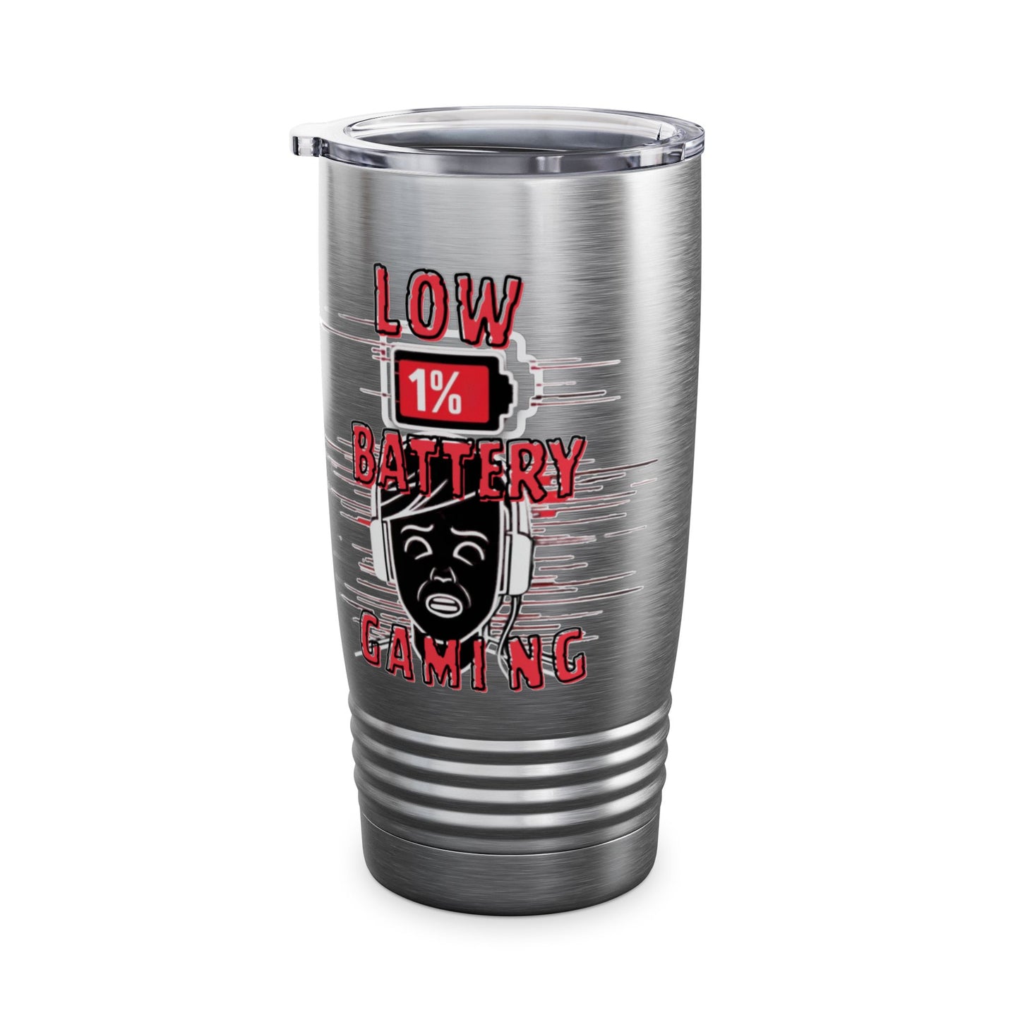 (LBG) Glitched Low Battery Gaming Tumbler (20oz)