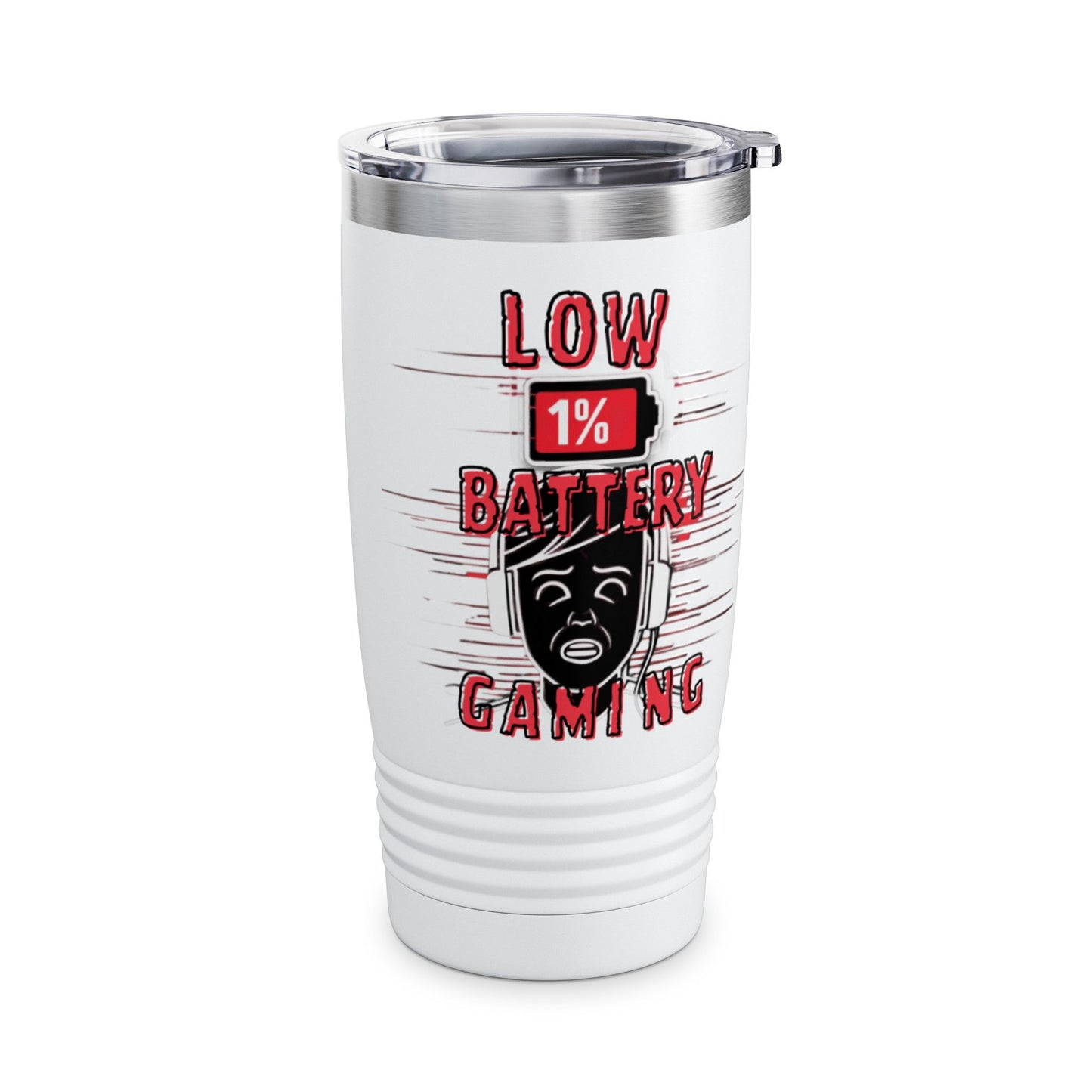 (LBG) Glitched Low Battery Gaming Tumbler (20oz)