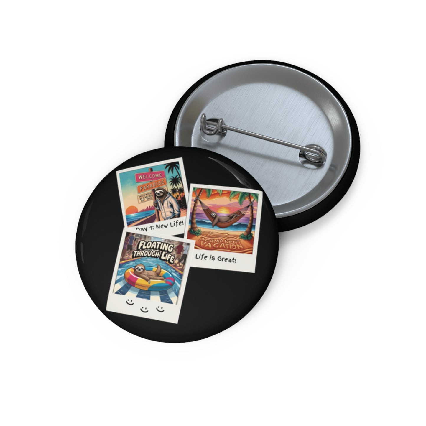 Slothcation Trading Pin