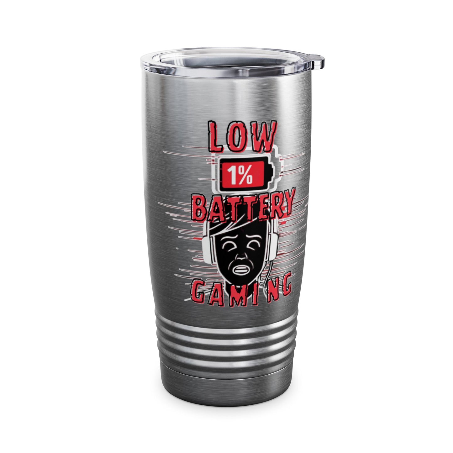 (LBG) Glitched Low Battery Gaming Tumbler (20oz)