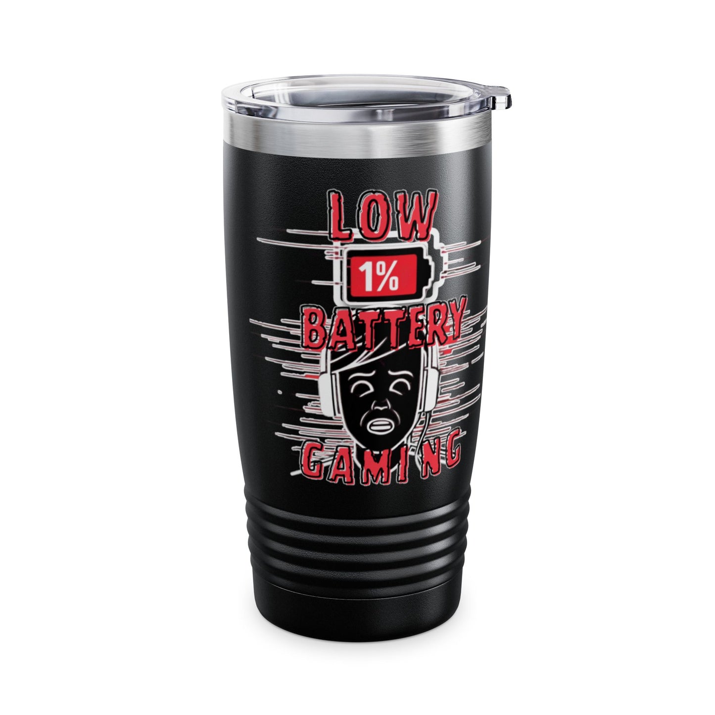 (LBG) Glitched Low Battery Gaming Tumbler (20oz)