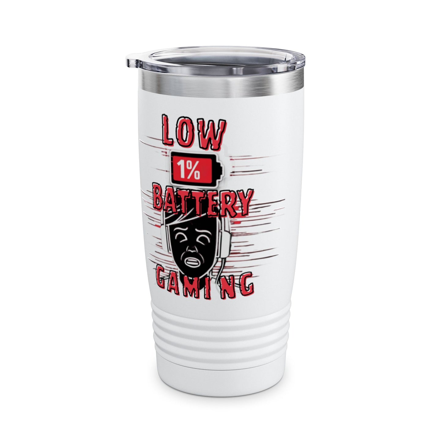 (LBG) Glitched Low Battery Gaming Tumbler (20oz)