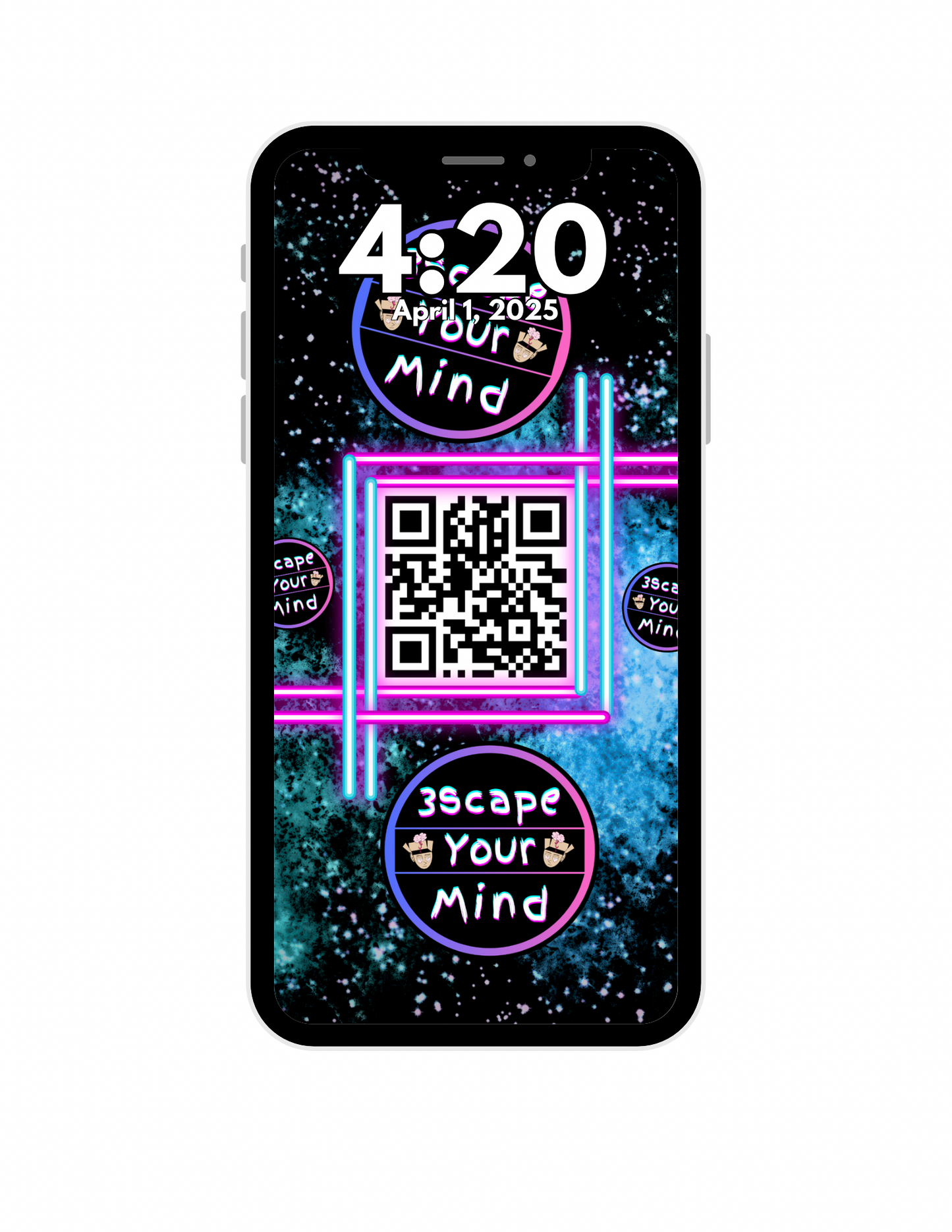 QR Galaxy Background