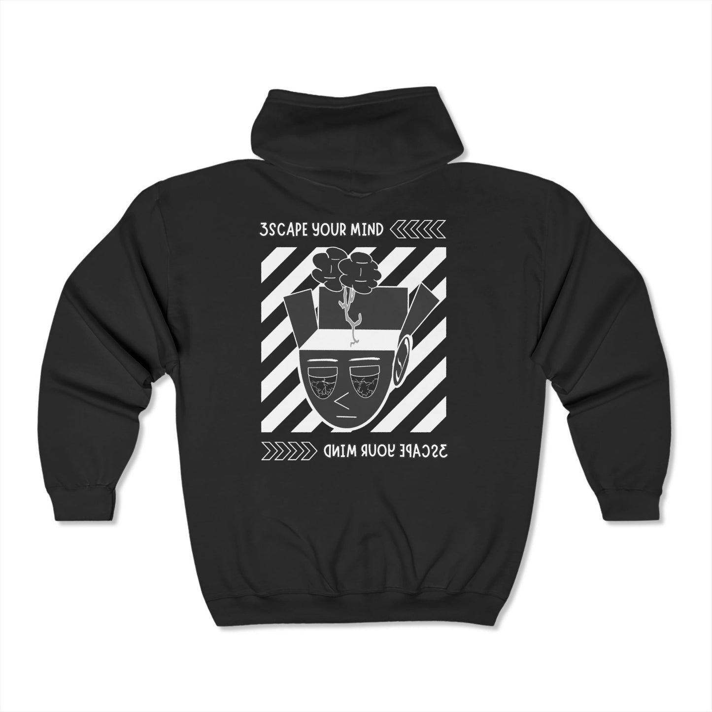 Inverted Colors Full Zip Hoodie