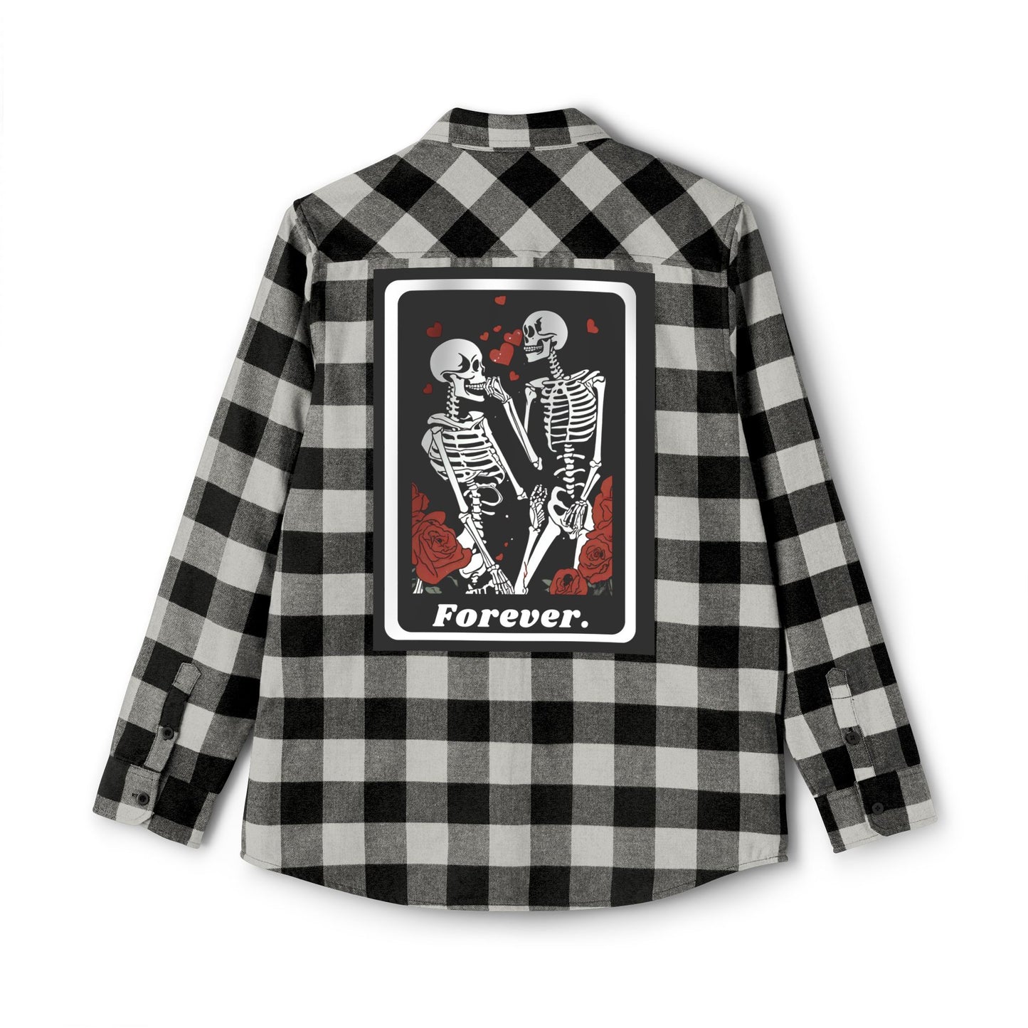 LIMITED EDITION! 3YM Forever Skeletons Unisex Flannel Shirt