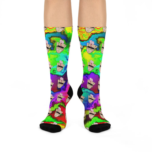 Rainbow Escaped Mind Socks