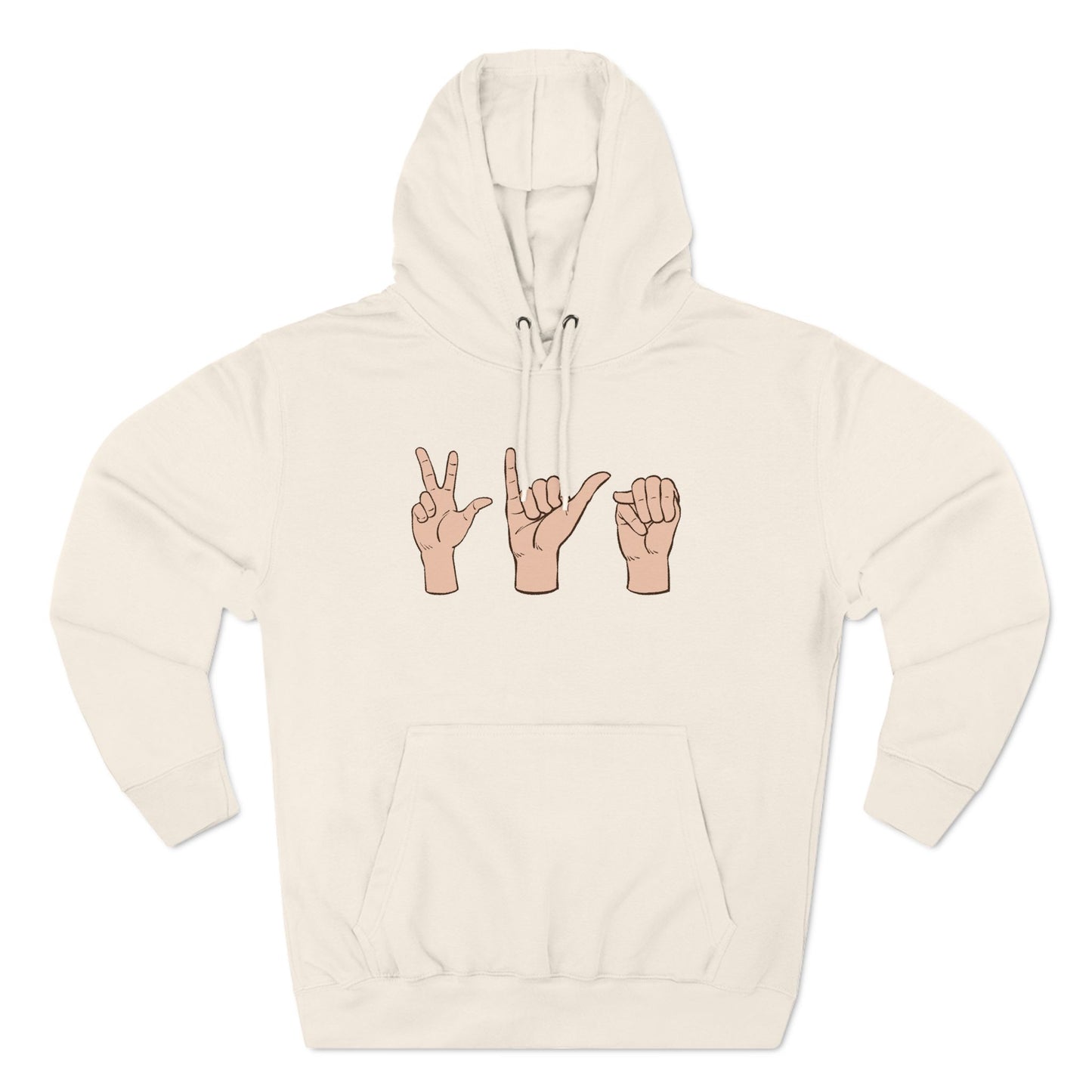 3YM ASL Fleece Hoodie Unisex