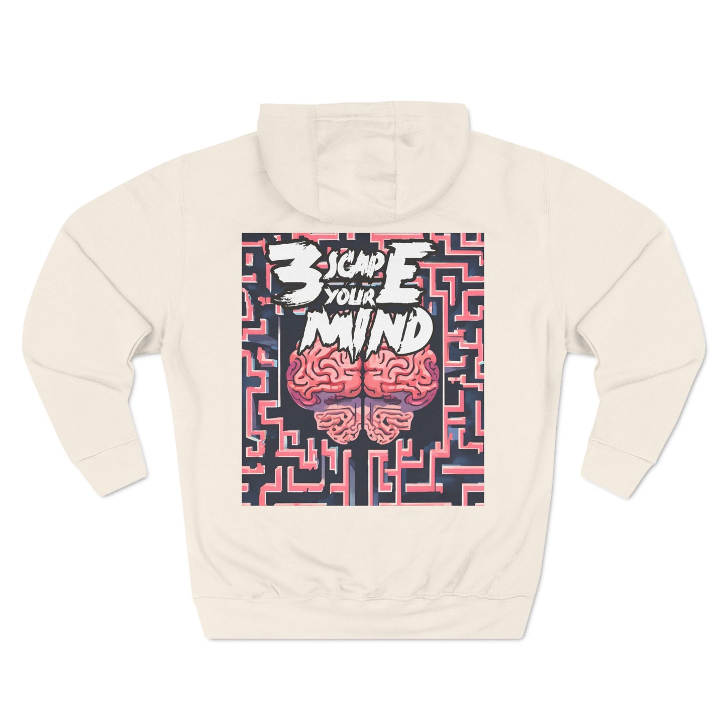 The Brain is A Maze Fleece Hoodie