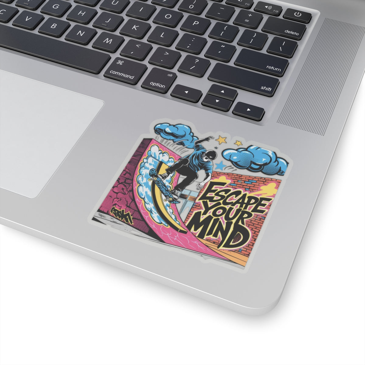 Escape Your Mind Skate Park Kiss-Cut Sticker