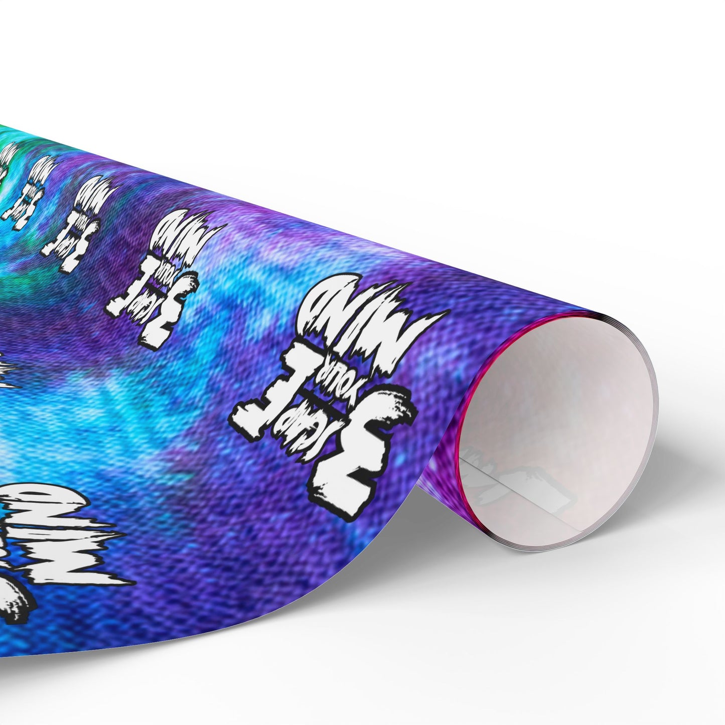 3scape Your Mind Scratch Font Wrapping Paper