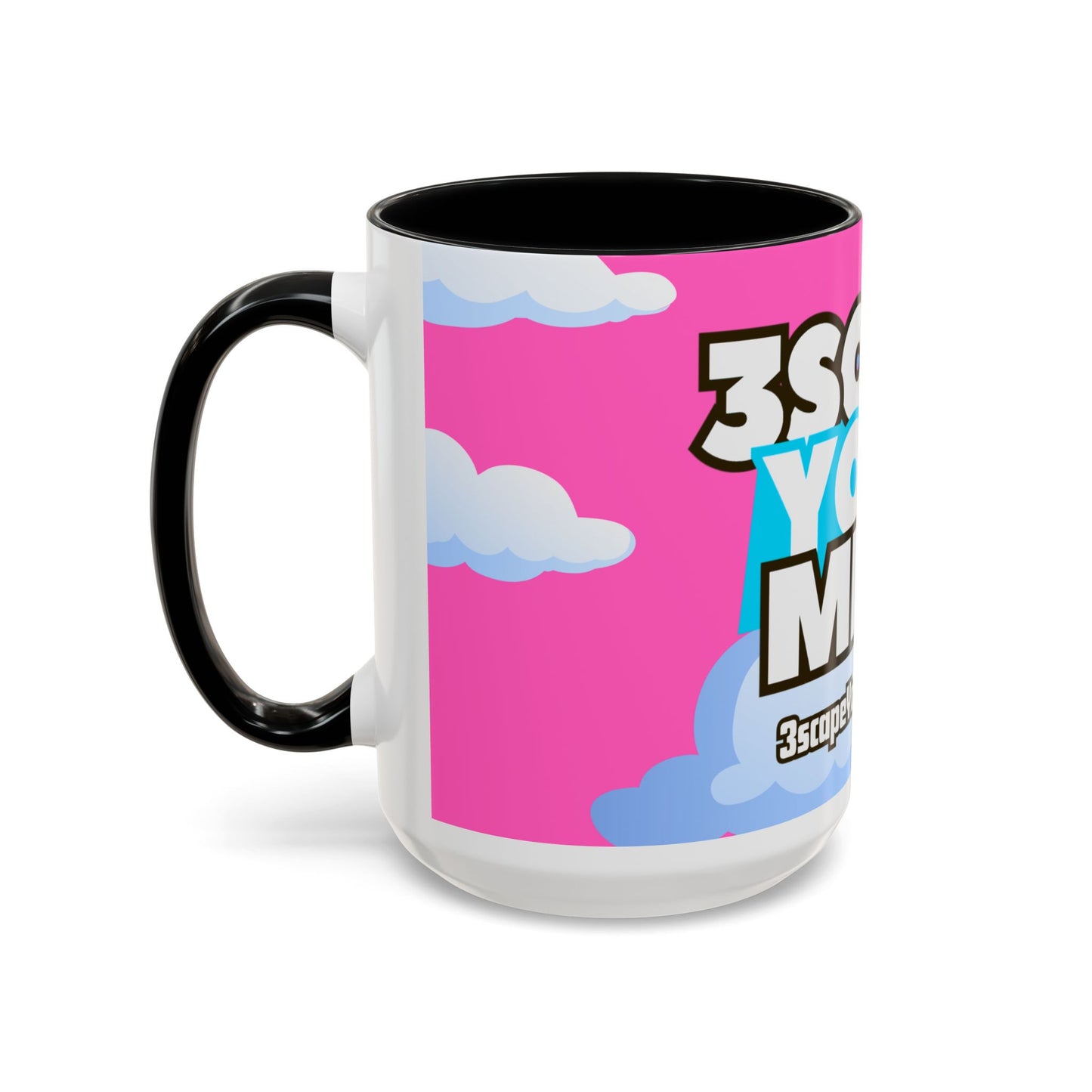 Pink Blue Sky 3YM Accent Coffee Mug (11, 15oz)