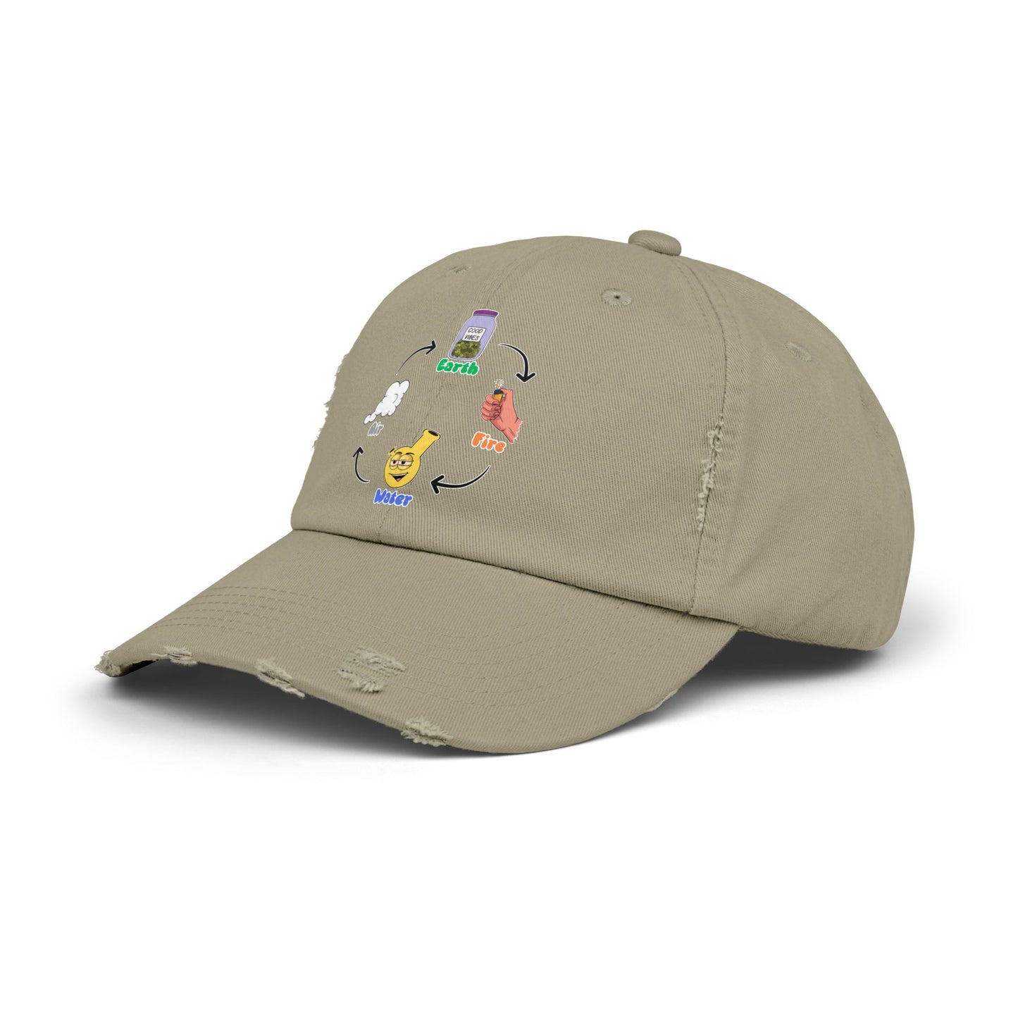 Elements Distressed Dad Hat