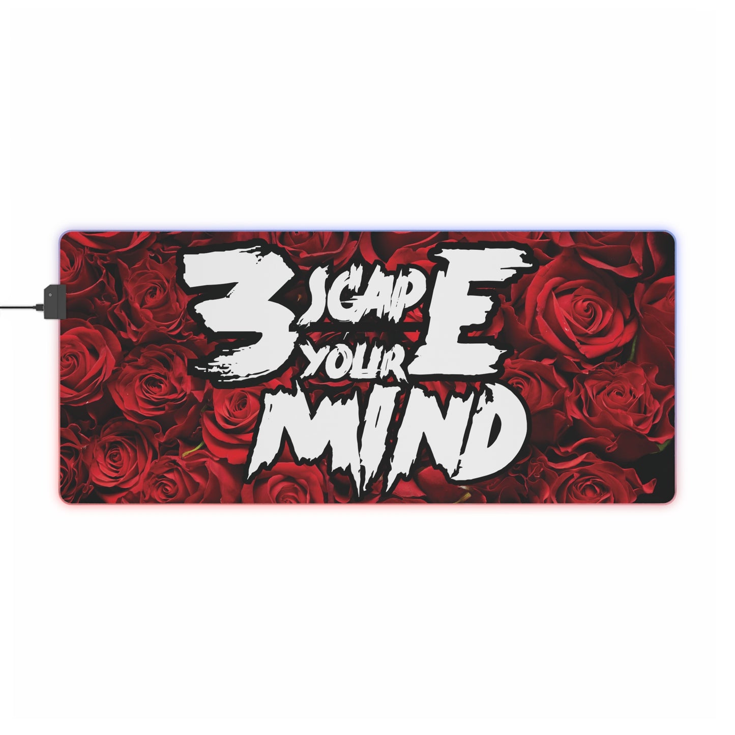 LED Roses 3YM Mouse Pad