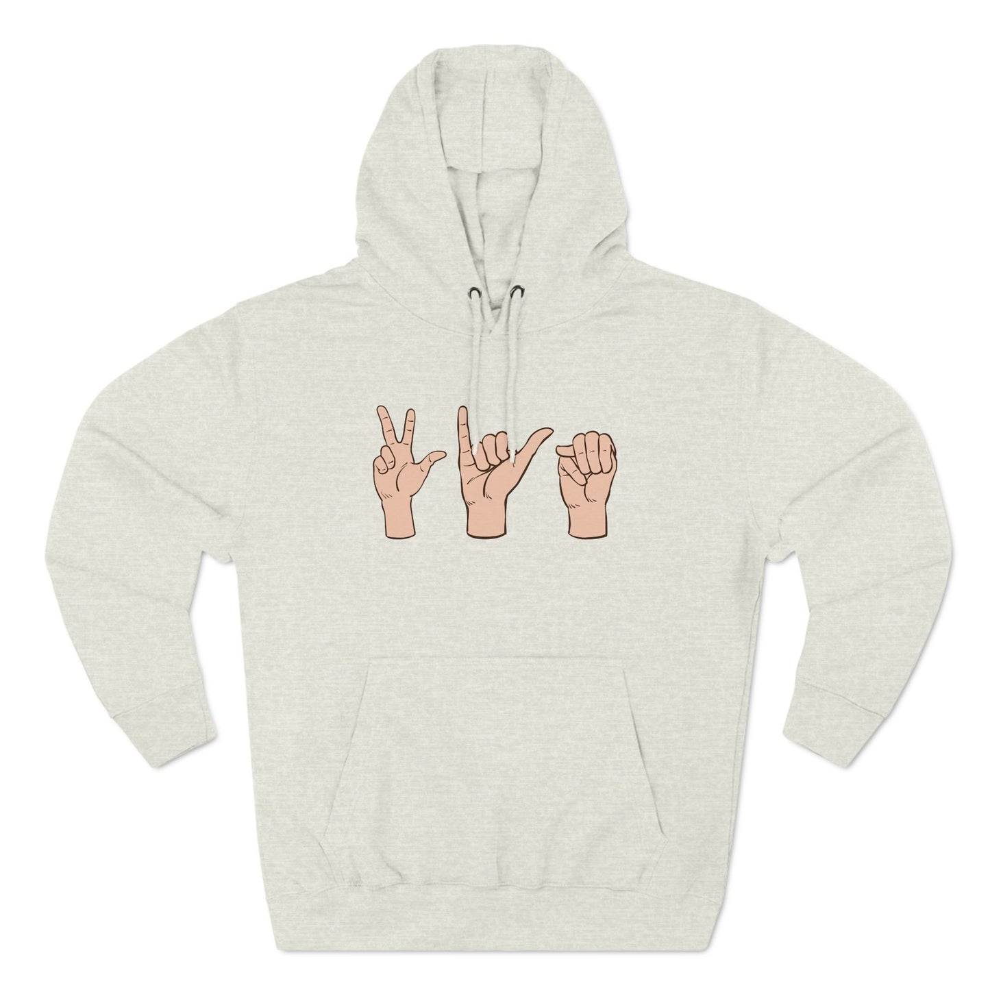 3YM ASL Fleece Hoodie Unisex