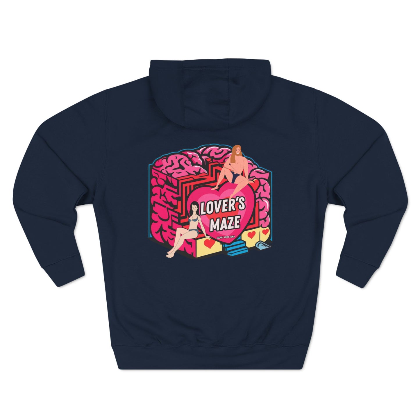 Lover's Maze Fleece Hoodie