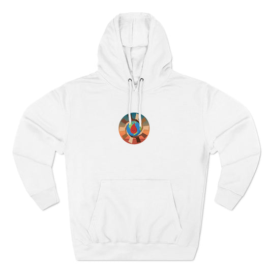 Make Peace. Three-Panel Fleece Hoodie