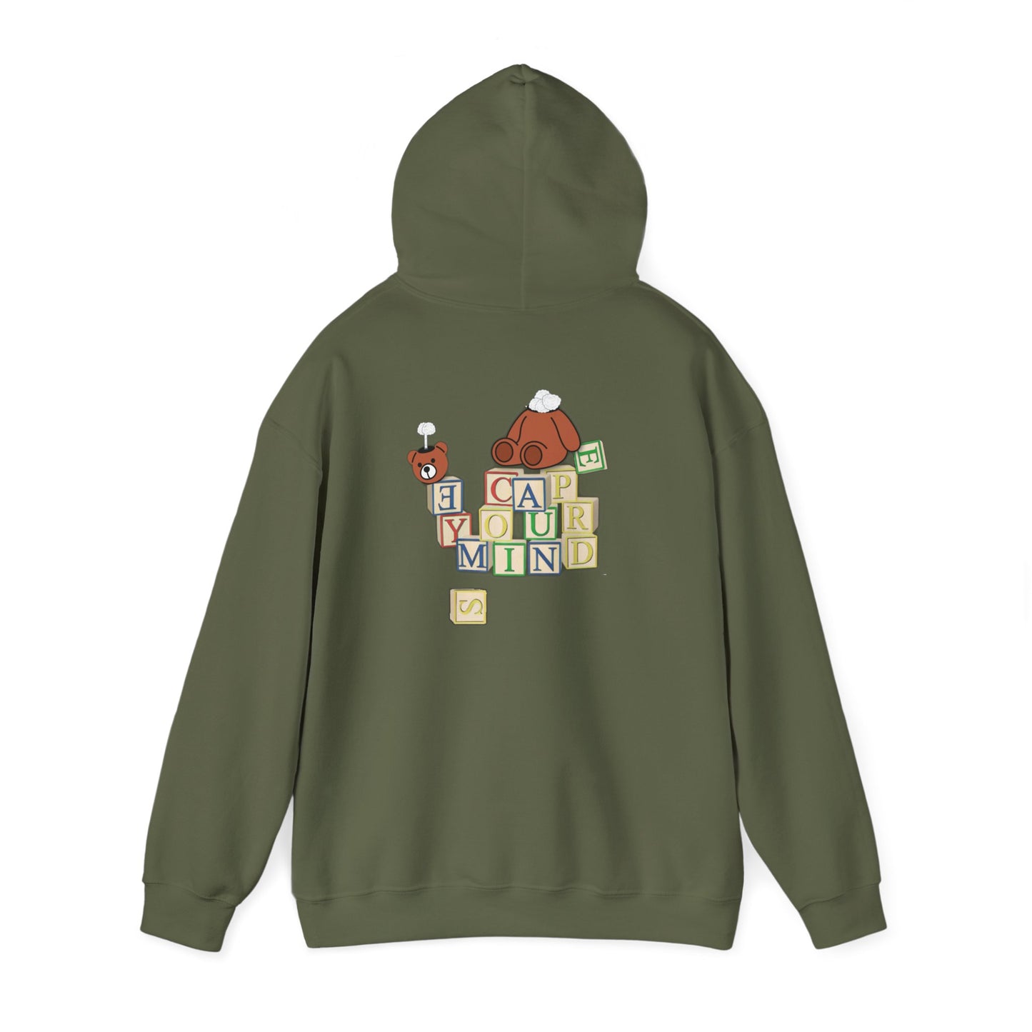 Bear W/ Building Blocks Unisex Hoodie