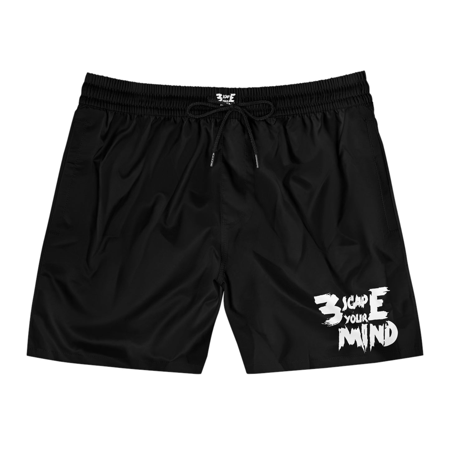 Black 3scape Your Mind Swim Shorts