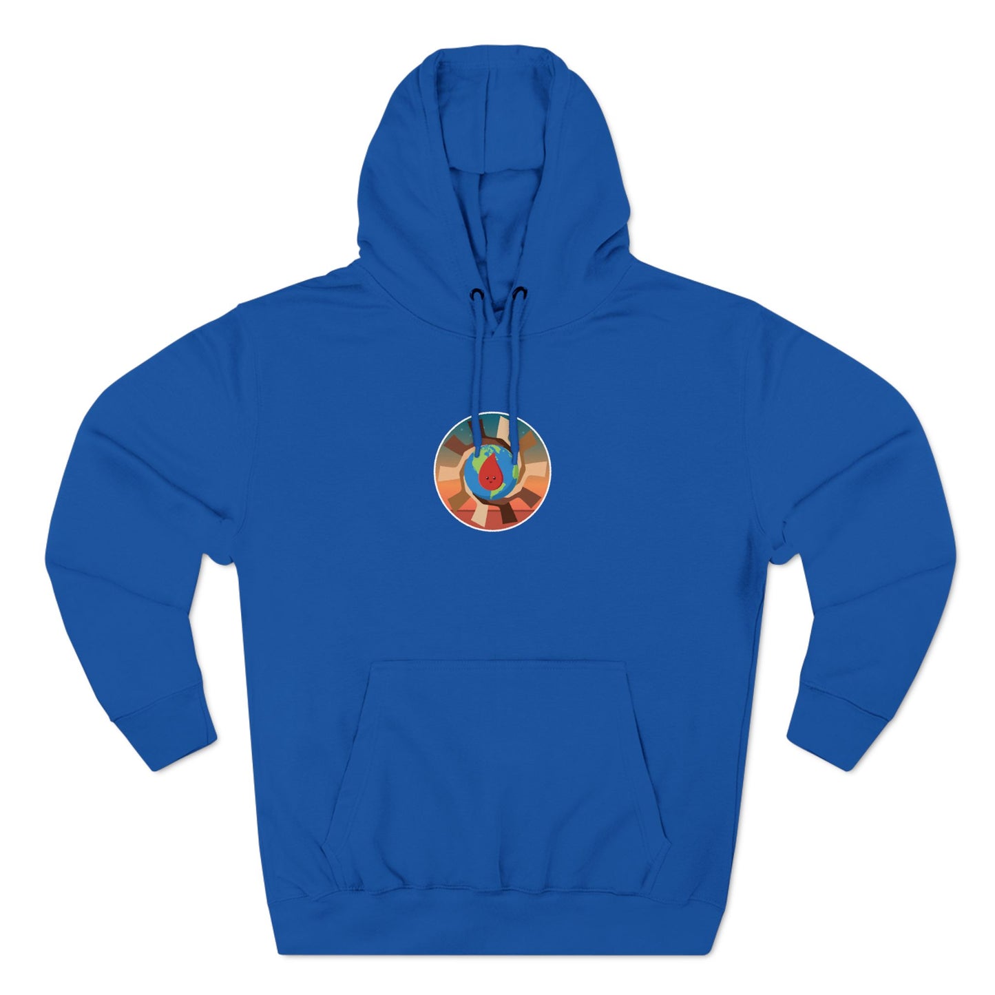 Make Peace. Three-Panel Fleece Hoodie