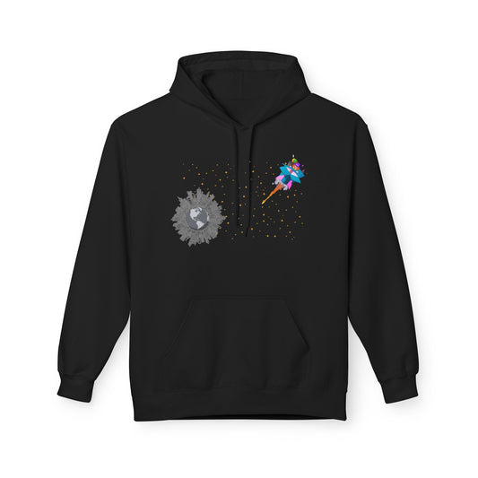 Escape to Planet 3scape Unisex Fleece Hoodie