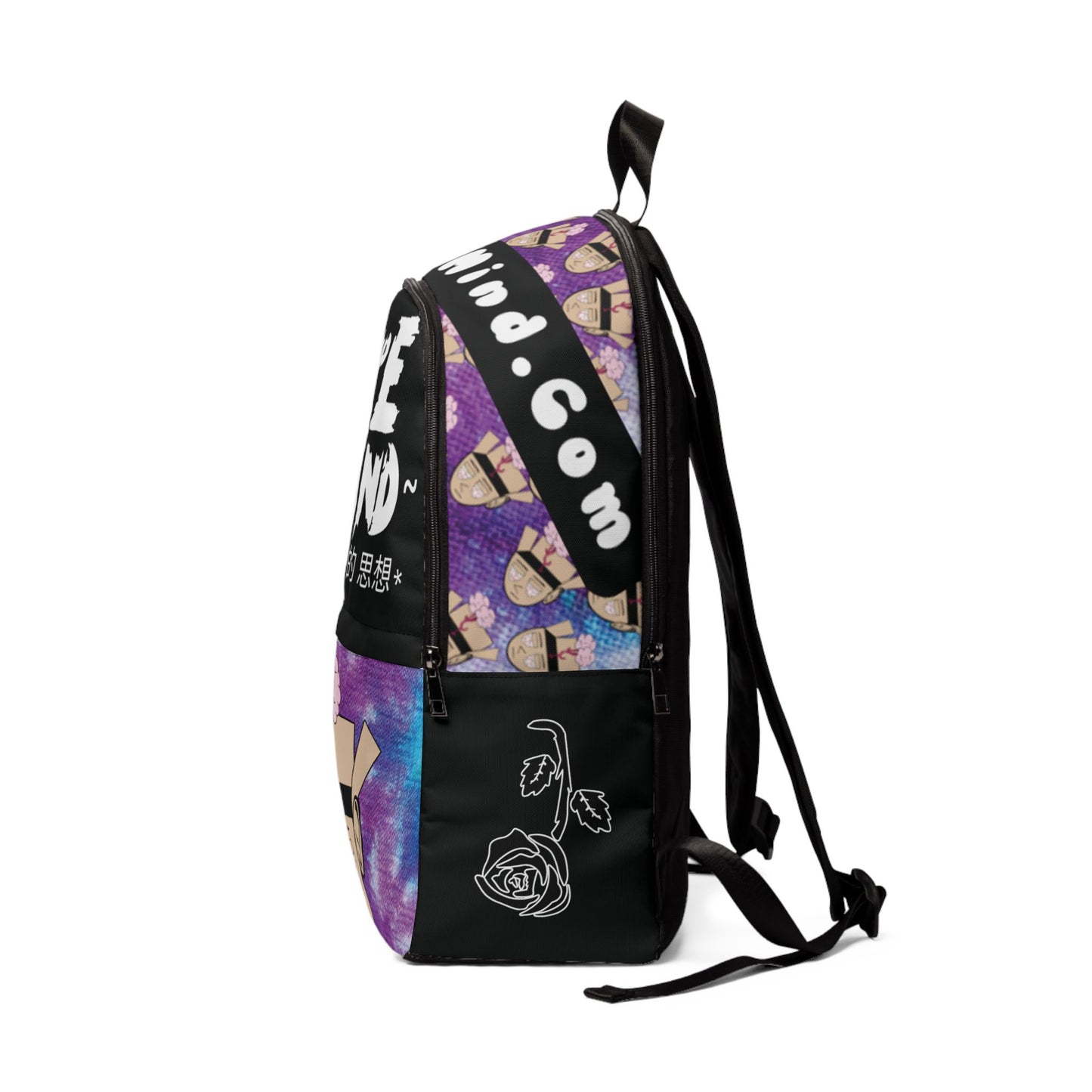 Partial Tye Dye Mind Escaped Unisex Backpack