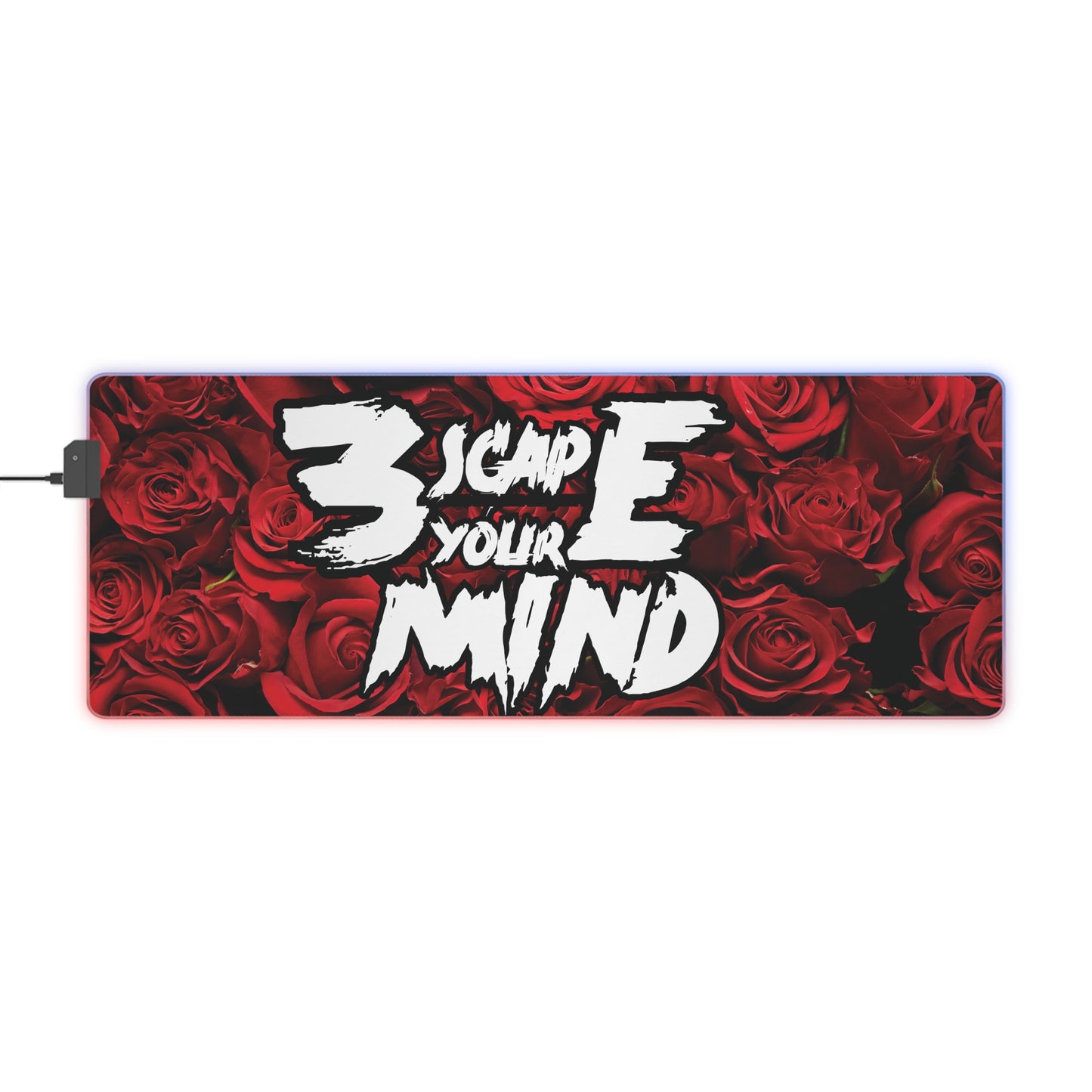 LED Roses 3YM Mouse Pad