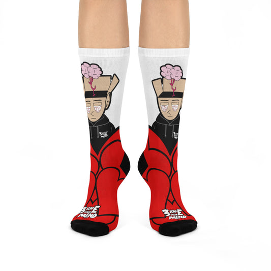 3YM Mascot in Love Socks