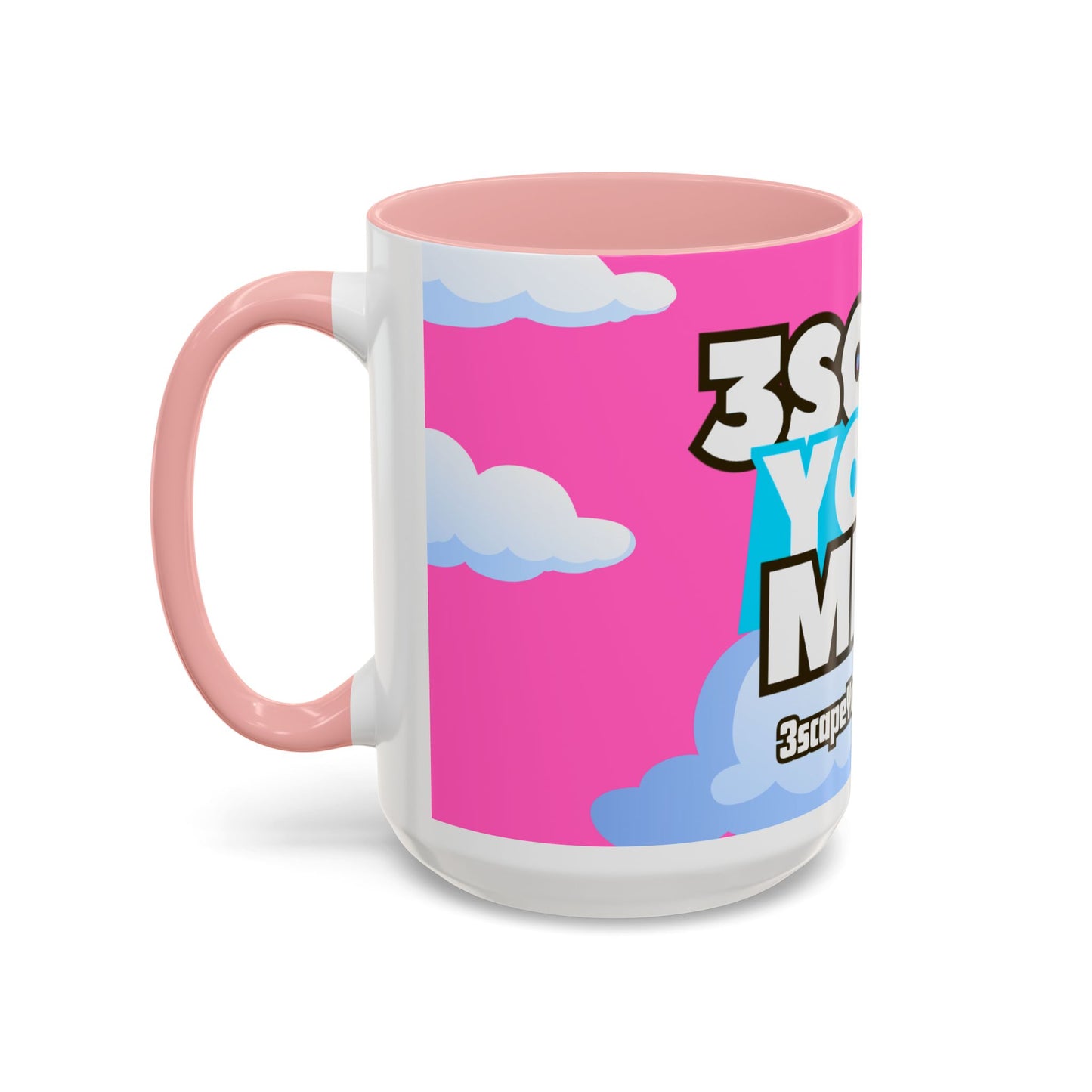 Pink Blue Sky 3YM Accent Coffee Mug (11, 15oz)