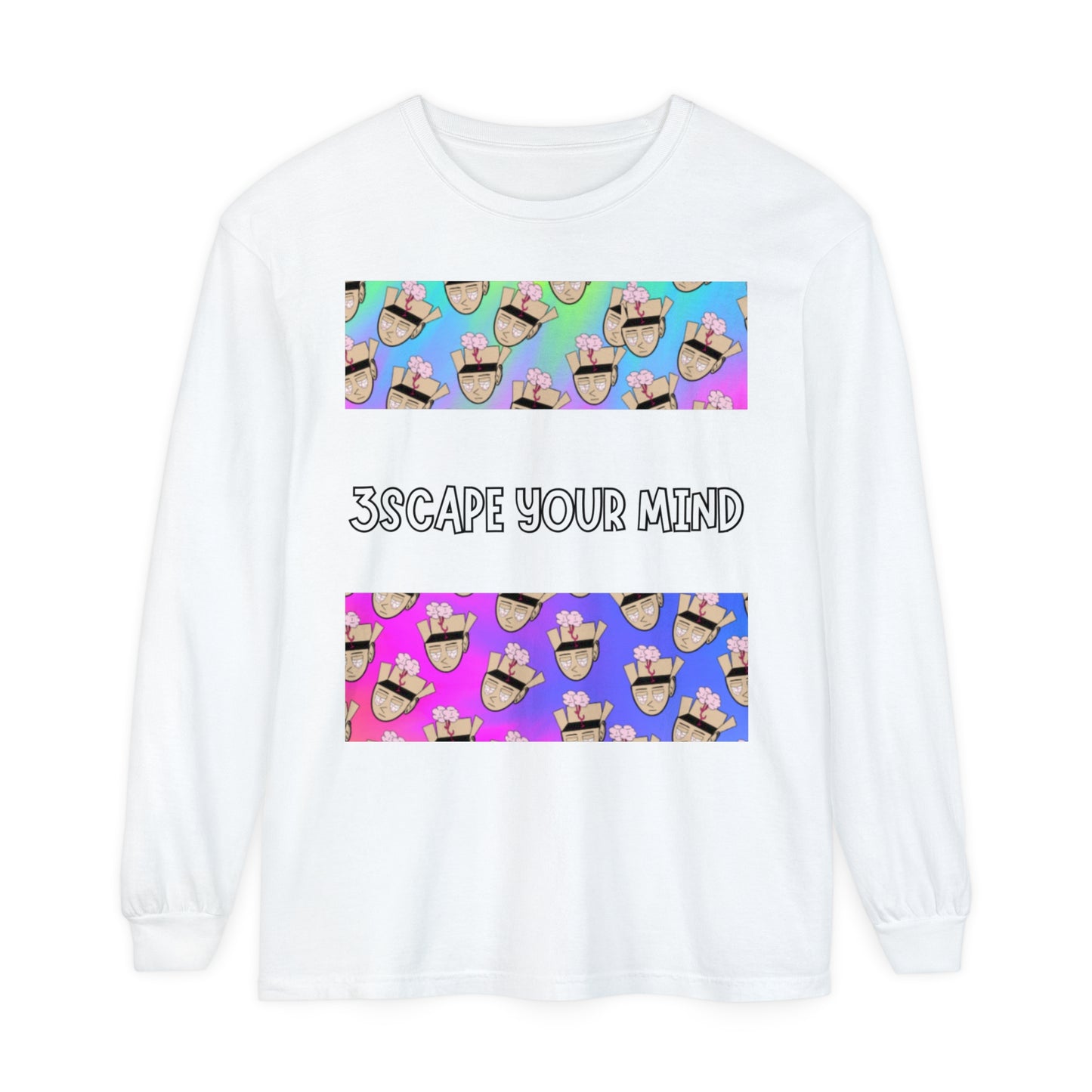 Split Rainbow 3scape Your Mind Long Sleeve Shirt