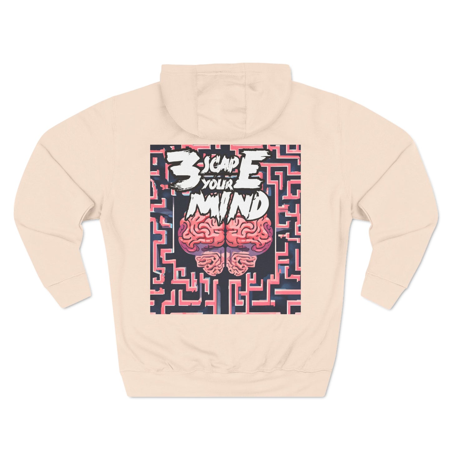 The Brain is A Maze Fleece Hoodie