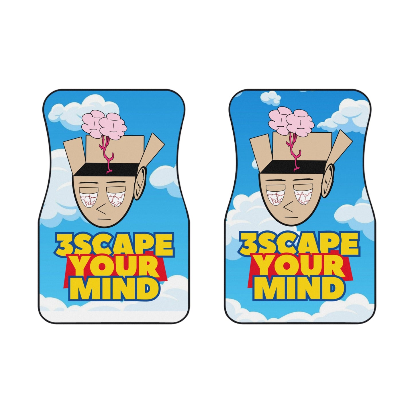 3scape Your Mind Car Mats (2pcs)