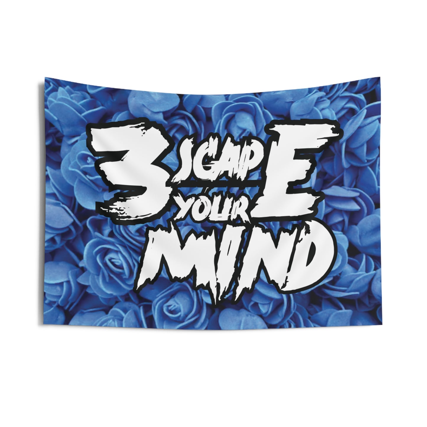 3YM Blue Roses Tapestry