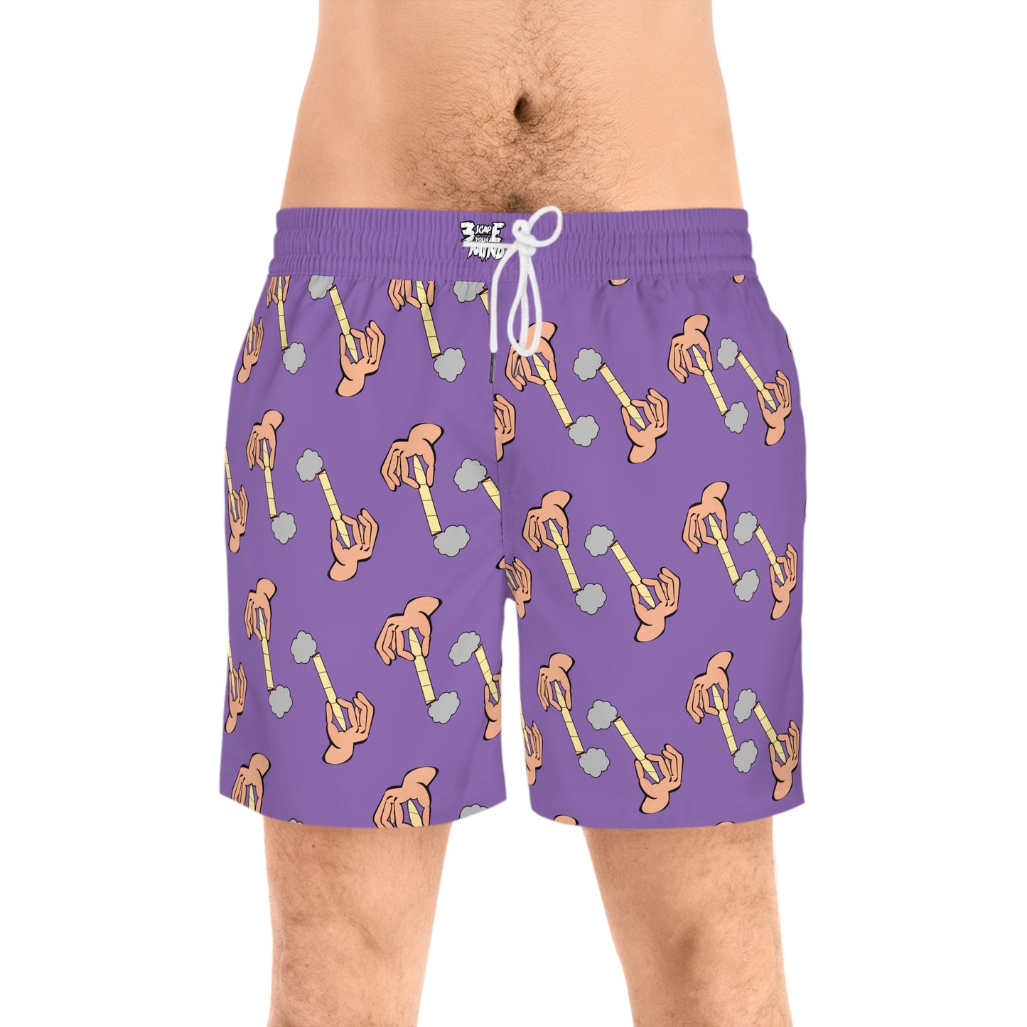 Purple Hand Of Joint Swim Shorts