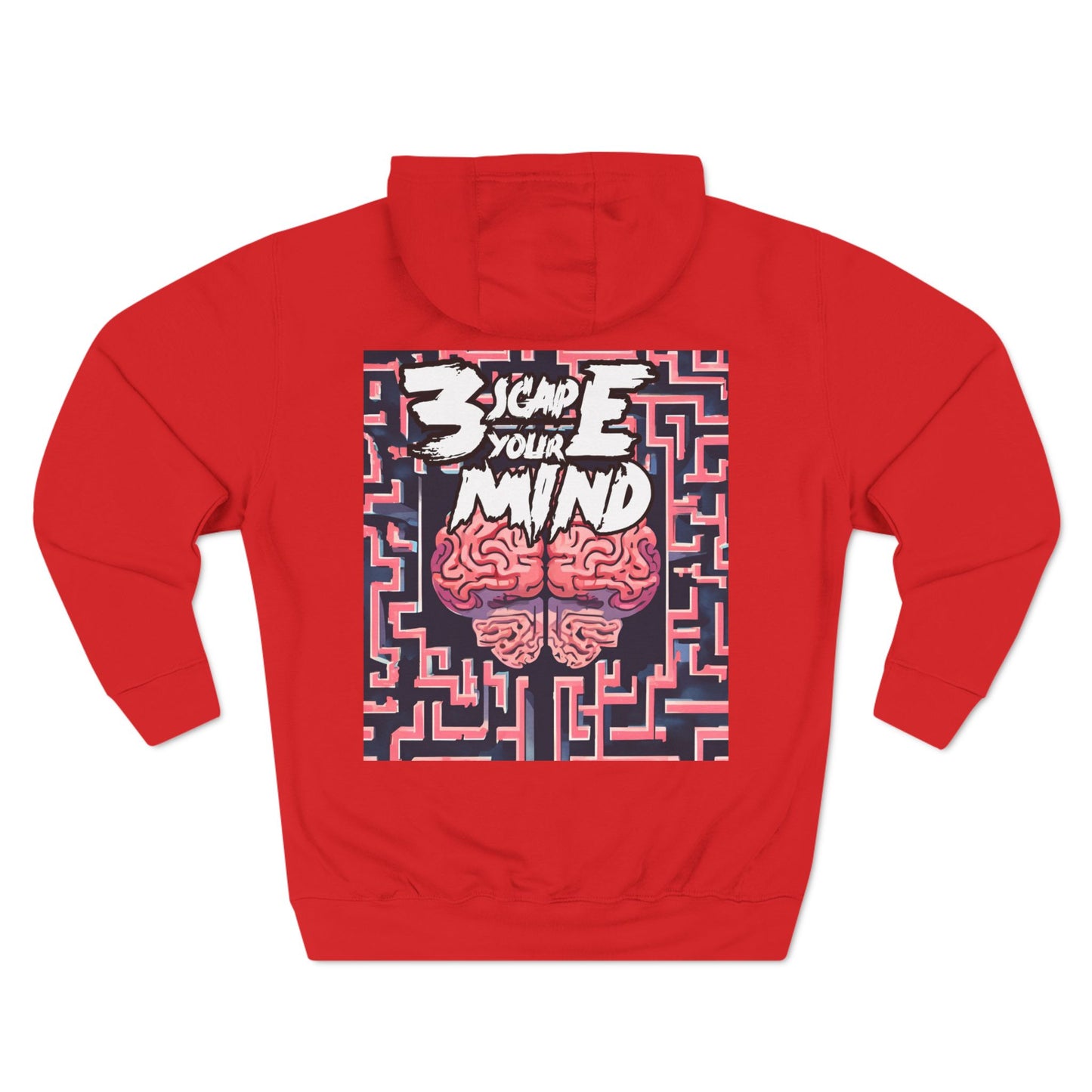 The Brain is A Maze Fleece Hoodie