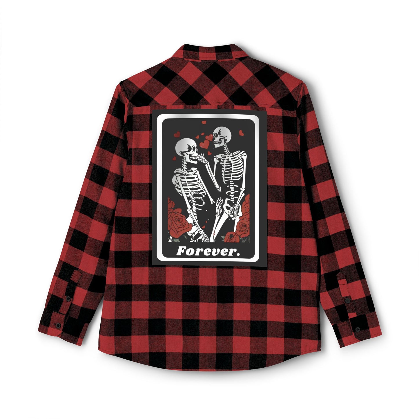 LIMITED EDITION! 3YM Forever Skeletons Unisex Flannel Shirt