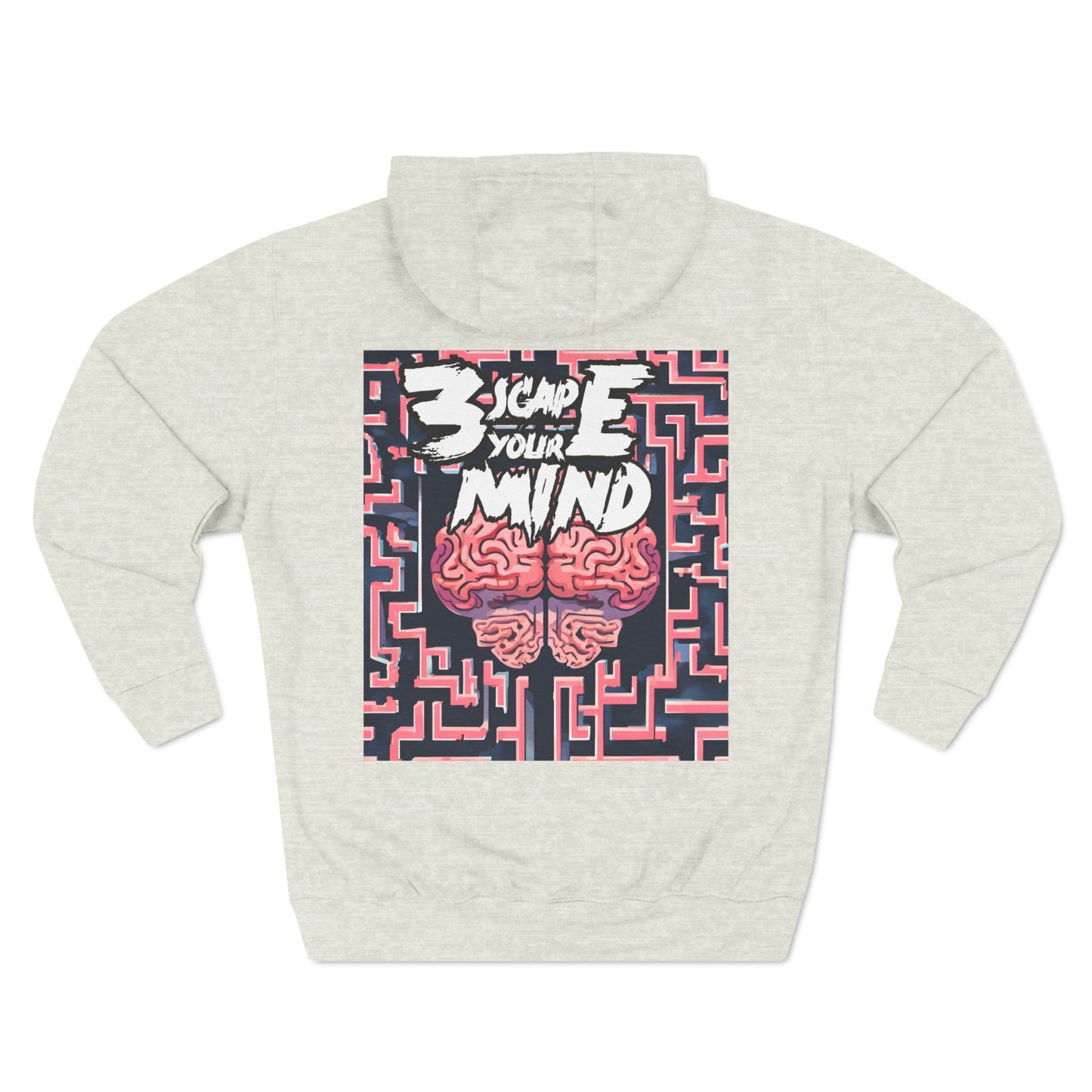 The Brain is A Maze Fleece Hoodie