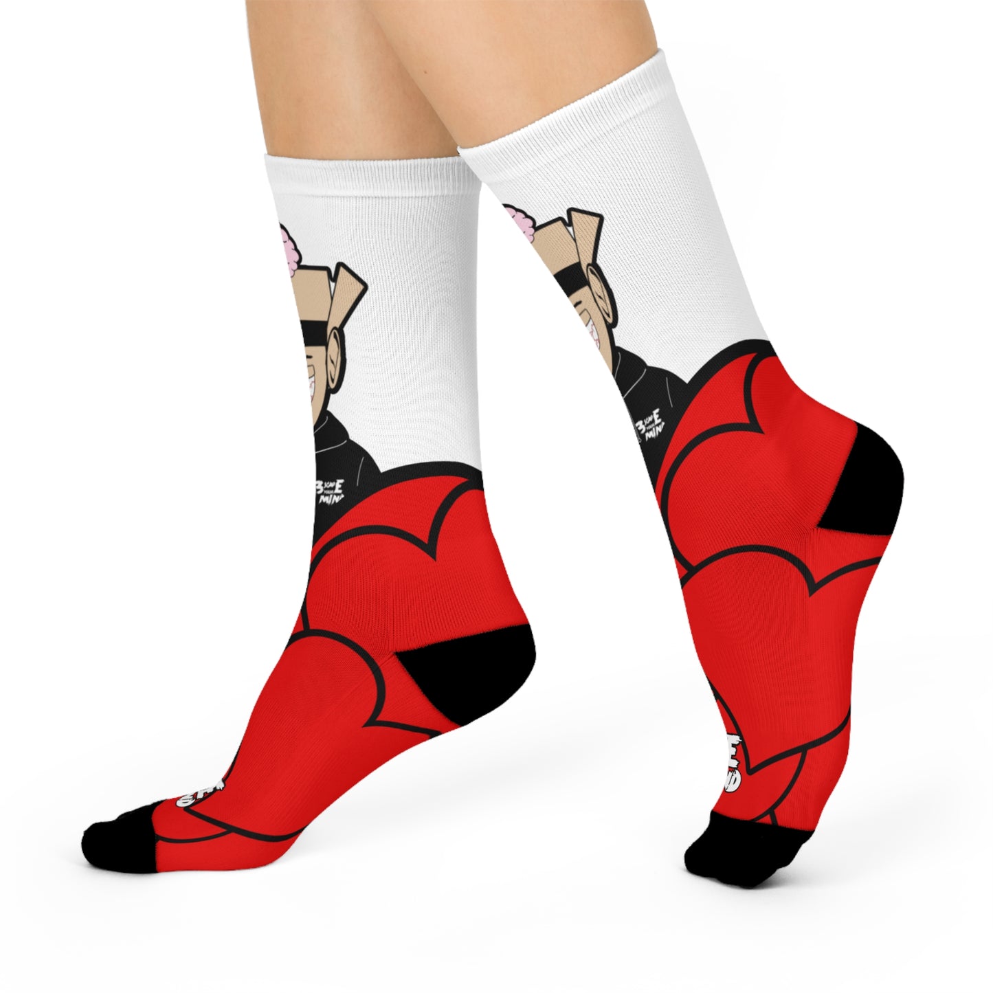 3YM Mascot in Love Socks