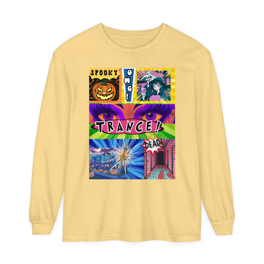 Halloween Pop Art Long Sleeve Shirt