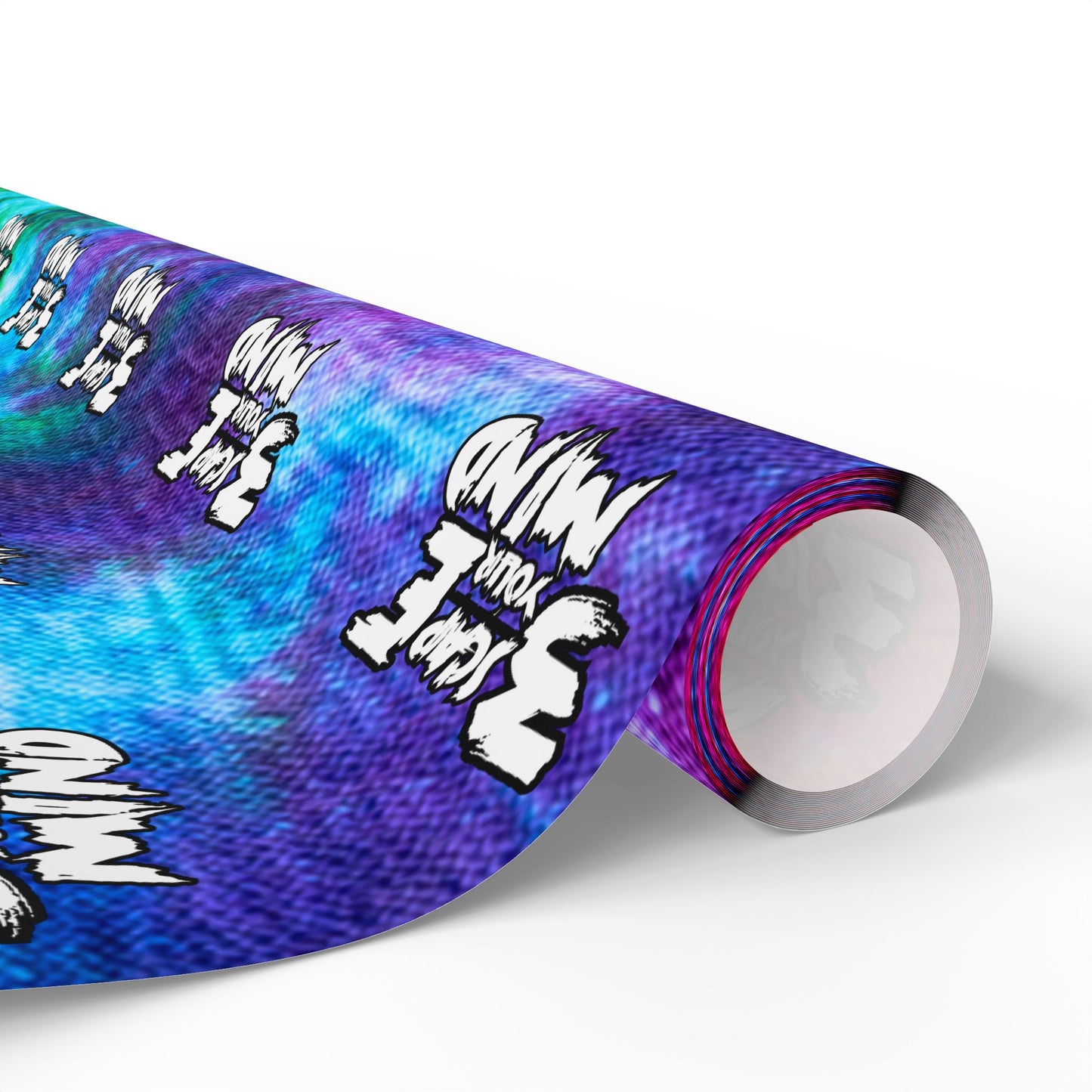 3scape Your Mind Scratch Font Wrapping Paper