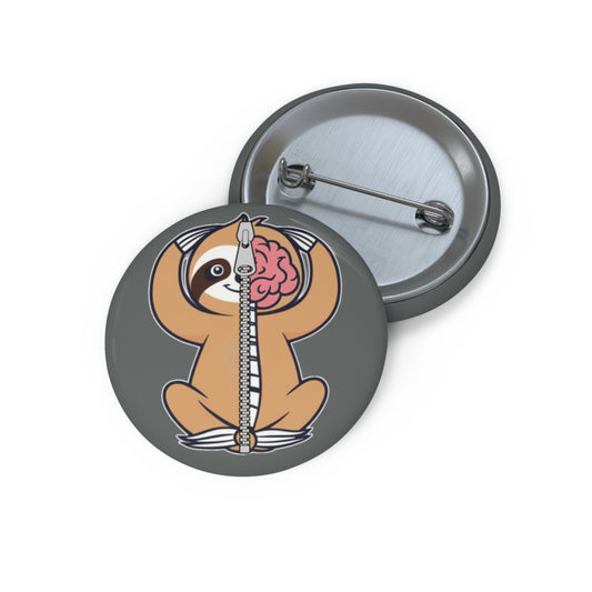 Zipper Sloth Trading Pin