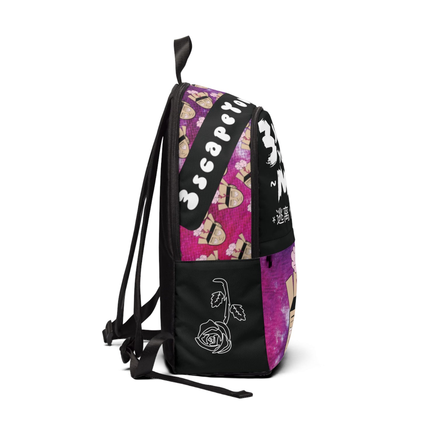 Partial Tye Dye Mind Escaped Unisex Backpack