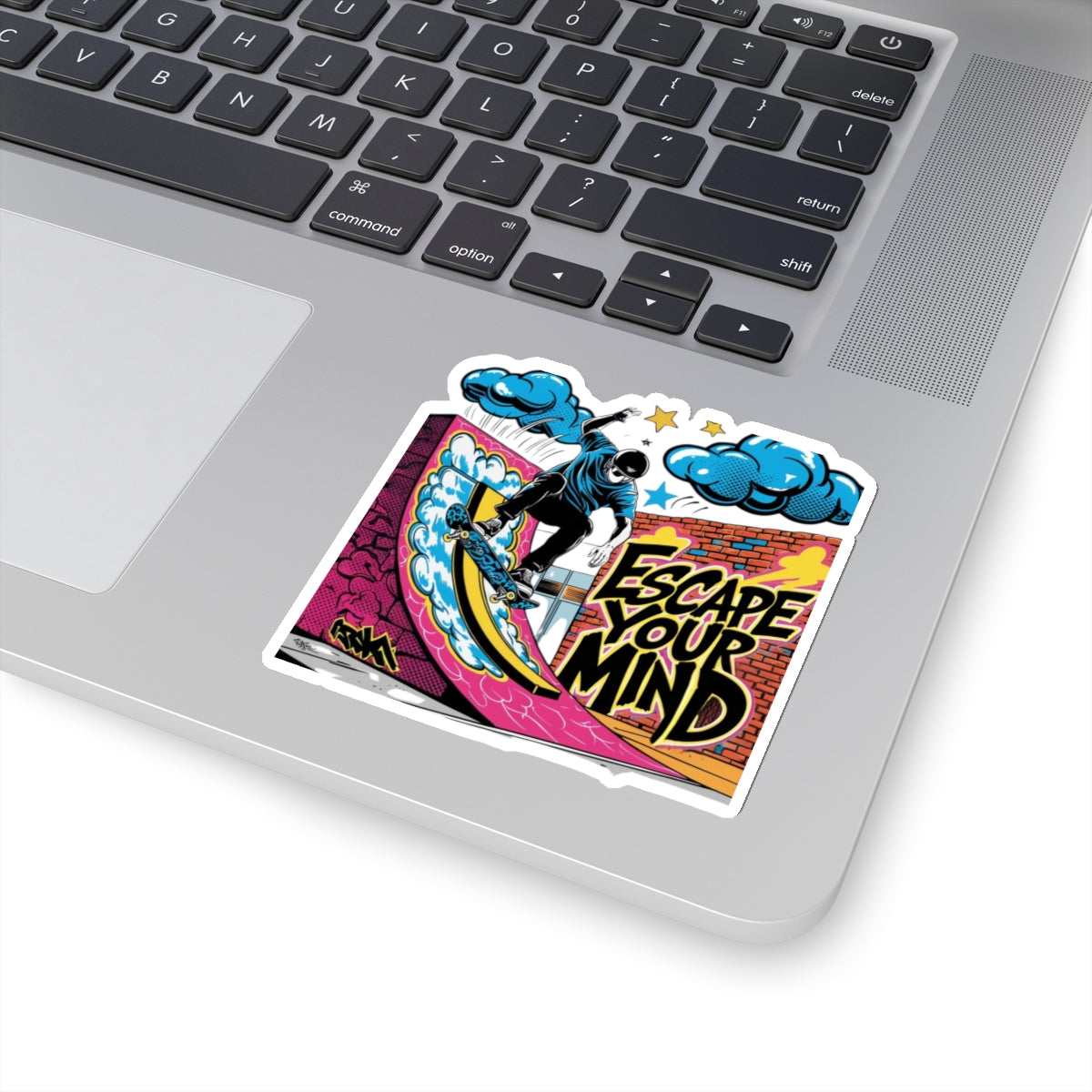 Escape Your Mind Skate Park Kiss-Cut Sticker