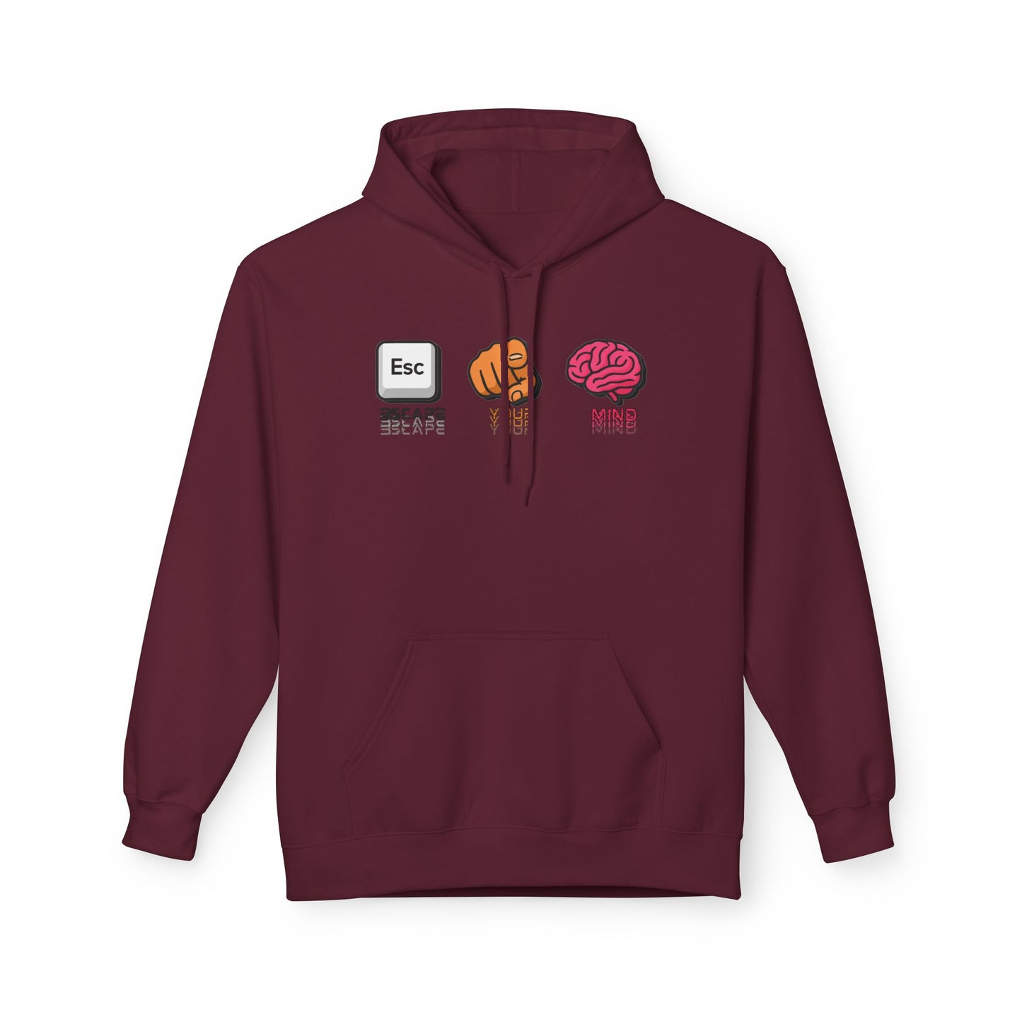 Emoticon Games Unisex Fleece Hoodie
