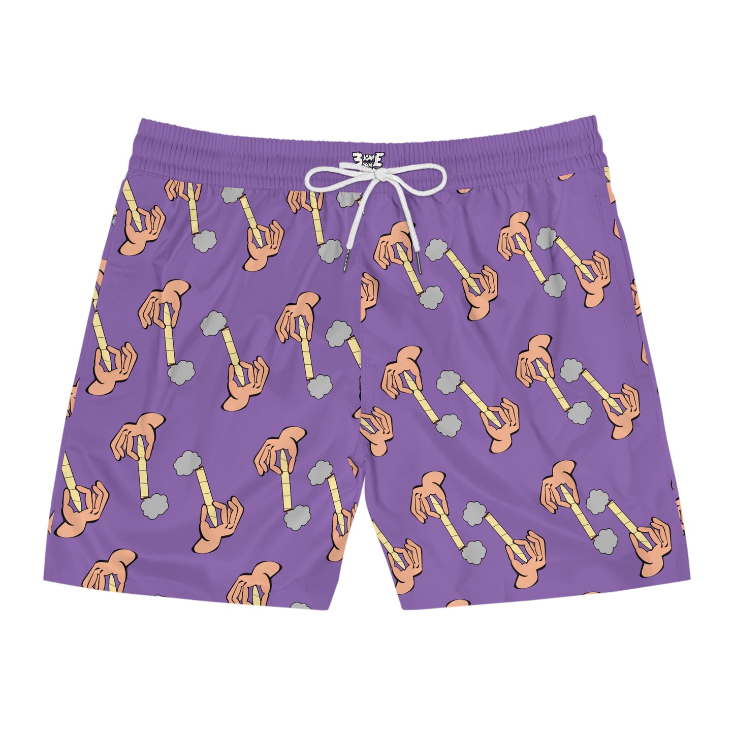 Purple Hand Of Joint Swim Shorts