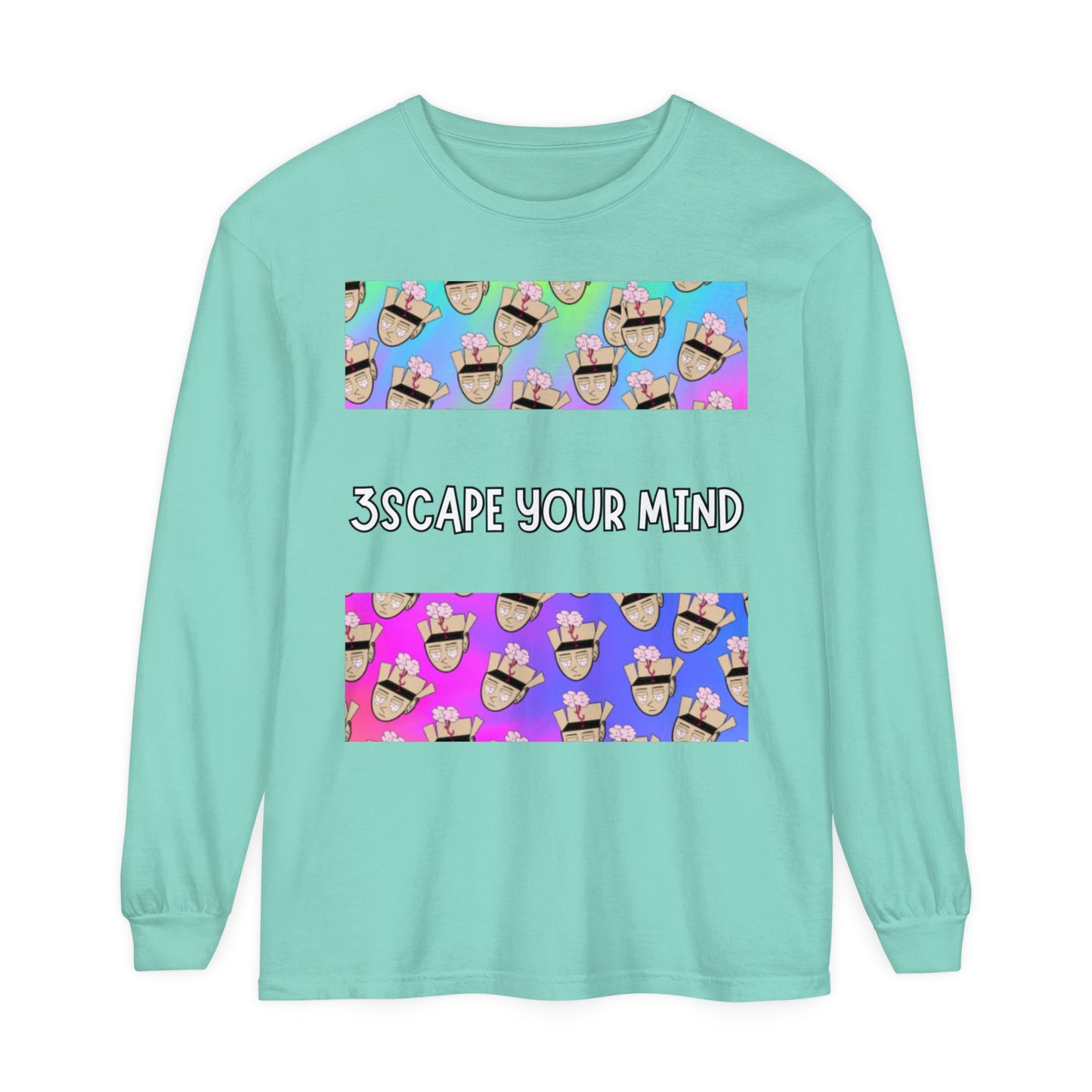 Split Rainbow 3scape Your Mind Long Sleeve Shirt