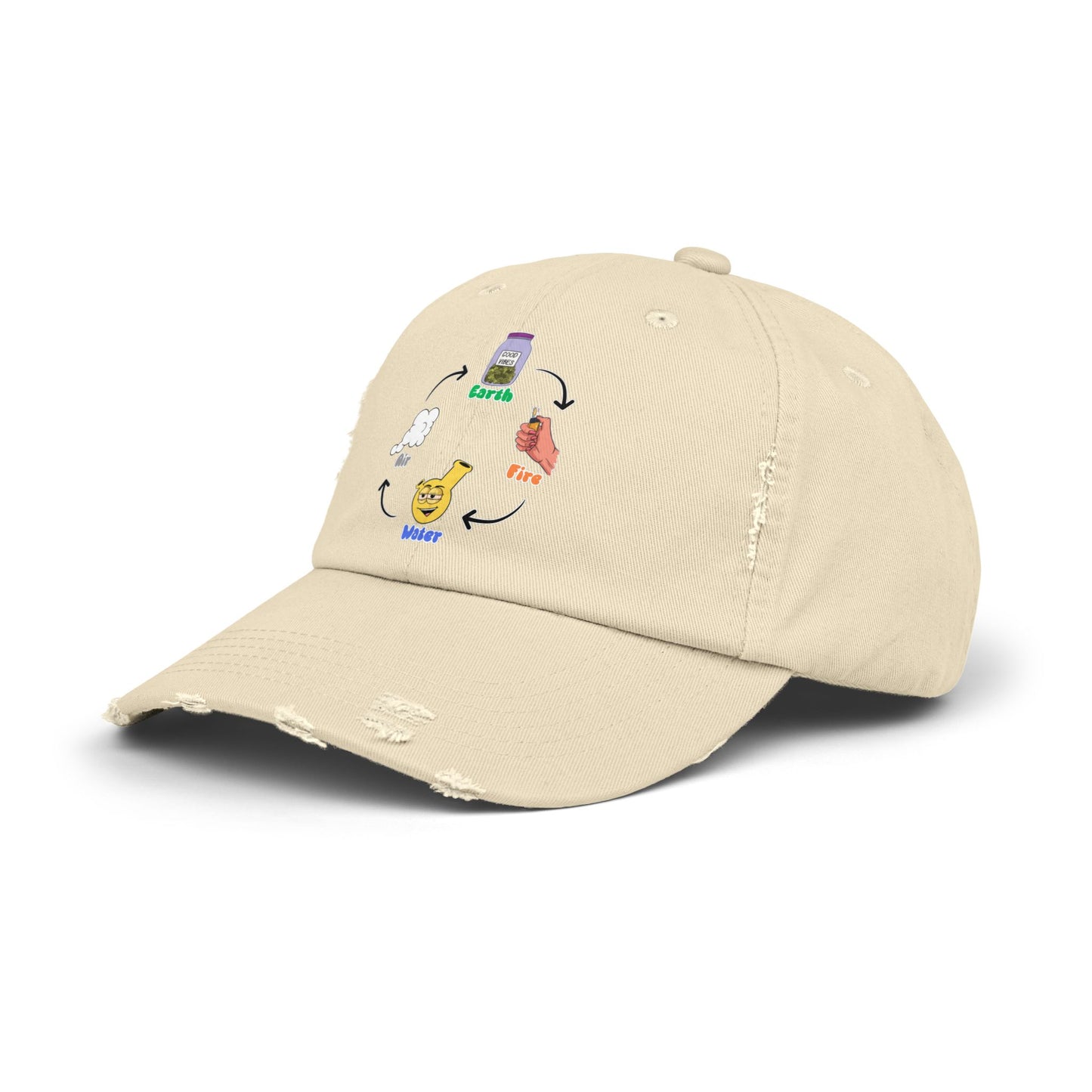 Elements Distressed Dad Hat