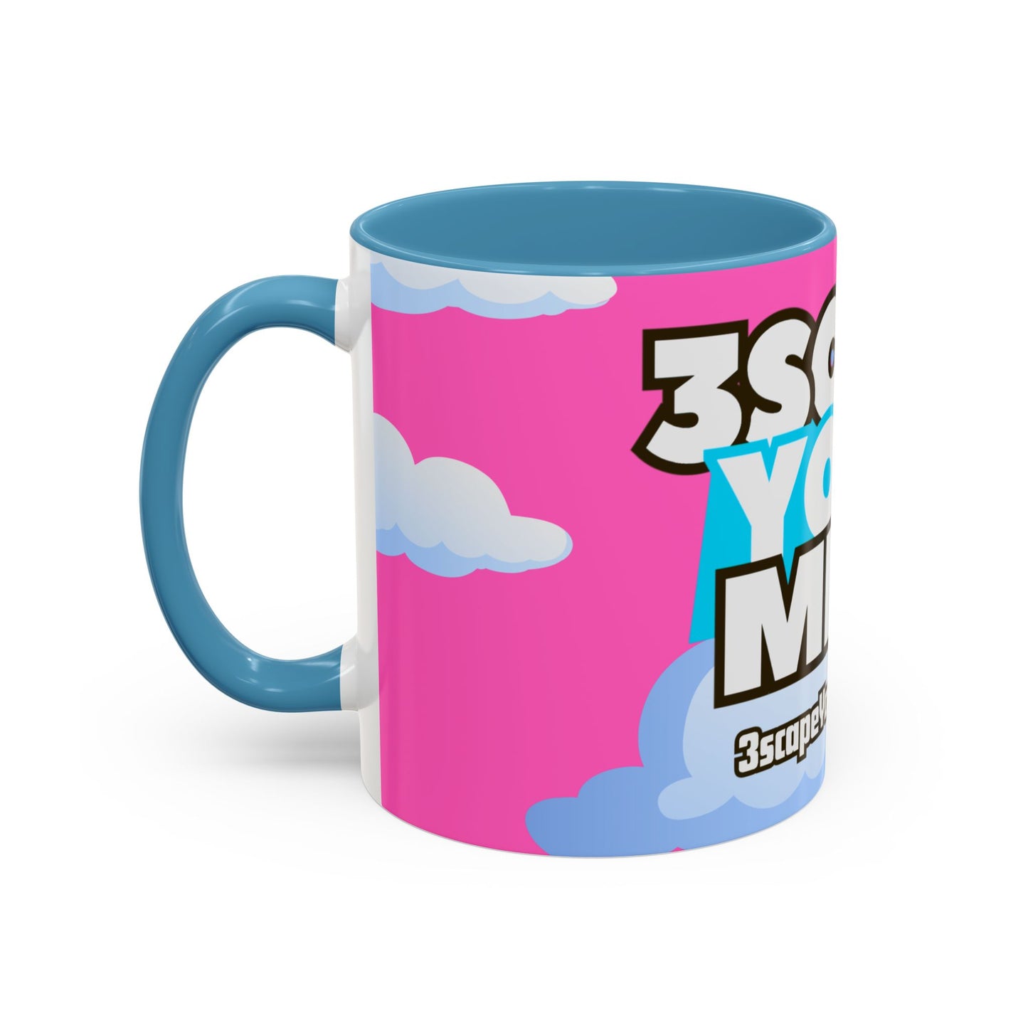 Pink Blue Sky 3YM Accent Coffee Mug (11, 15oz)