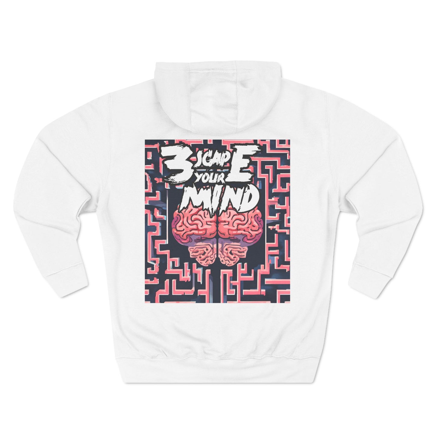 The Brain is A Maze Fleece Hoodie