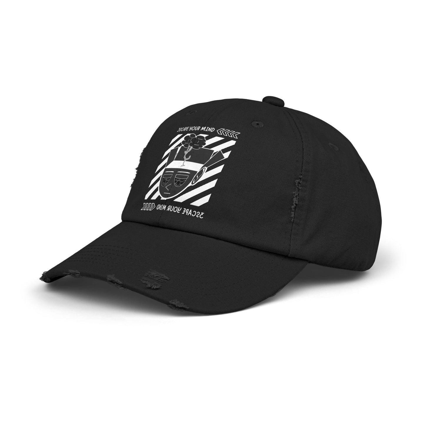 Inverted Colors Distressed Dad Hat